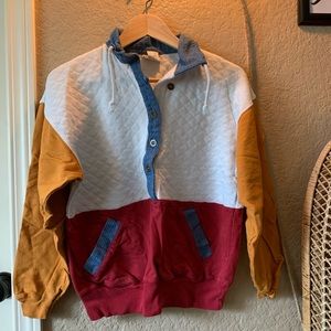 Vintage Koret block color sweatshirt